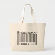 Groomsman Priceless Canvas Bag