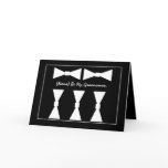 GROOMSMAN Wedding Invitation with Bow Ties Cards