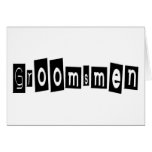 Groomsmen cards