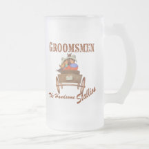 Groomsmen Gift 16 oz Frosted Beer Mug