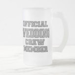 Groomsmen Gift Glass Beer Stein Mug