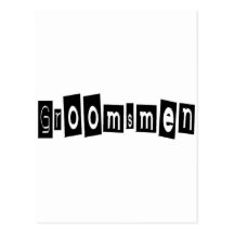 Groomsmen Post Cards
