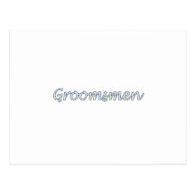 Groomsmen Post Cards
