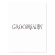 Groomsmen Postcards