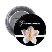 Groomsmen Wedding ID Badge Pin