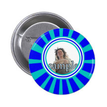 Groovy 1970's Retro Photo Frame Buttons