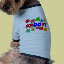 Groovy 70's Retro Flower Power Gifts pet clothing