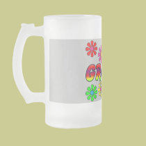 Groovy 70's Retro Flower Power Gifts mugs