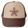 Groovy Art Deco / Retro Flower Hat