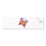 Groovy Butterfly bumper stickers