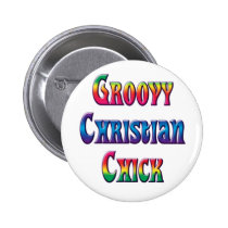 groovy christian chick buttons