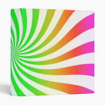 Groovy Colourful Binder