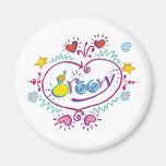 Groovy Fridge Magnets