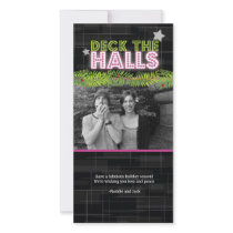 Groovy Garland Photo Card Template