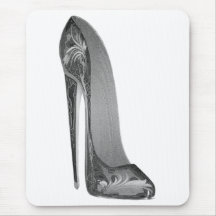 Groovy High Heel Stiletto Shoe Art Mouse Mat