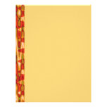 groovy orange custom letterhead