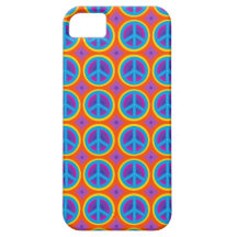 Groovy Peace Sign Abstract iPhone Case iPhone 5 Covers