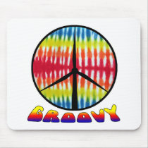 Groovy Peace Turbine Mouse Mats