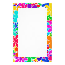 Groovy Psychedelic Flowers stationery
