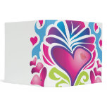 groovy retro heart waves.ai binders