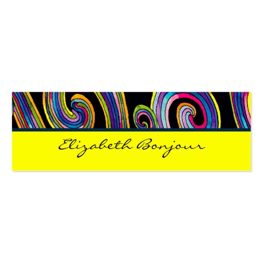 Groovy Swirls ~ Business Card / Calling Card