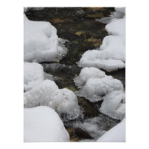 Gros caractères de courant d'hiver photos d’art