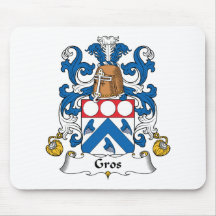 Gros Family Crest Mouse Pads
