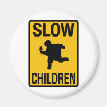 Grosse parodie de plaque de rue d'enfant d'enfants magnets