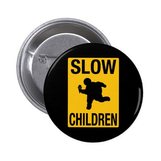 Grosse parodie de plaque de rue d'enfant d'enfants badges avec agrafe