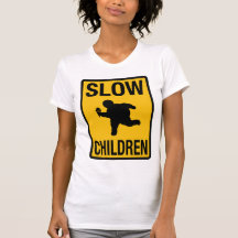 Grosse parodie de plaque de rue d'enfant d'enfants t-shirt
