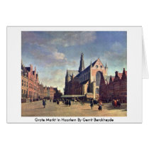 Grote Markt à Haarlem par Gerrit Berckheyde cartes