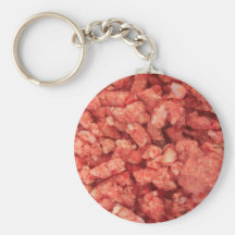 Ground Beef Meat Bacon Key Chain