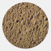 Ground cinnamon round stickers