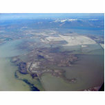 Ground Clouds From Window Of Airplane Photo Cutout