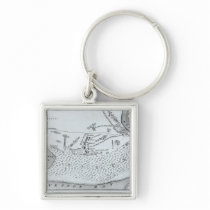 Ground Plan of the Battle of San Jacinto Keychain