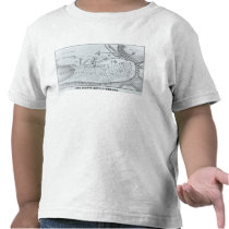 Ground Plan of the Battle of San Jacinto T-shirt