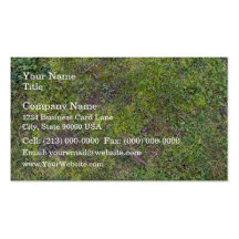 Ground Plants texture Business Card Template