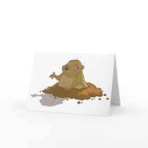 Groundhog Day Card (Blank)