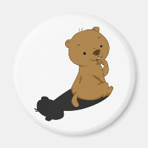 Groundhog Shadow Refrigerator Magnet