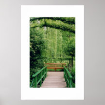Grounds of Monet's house Print