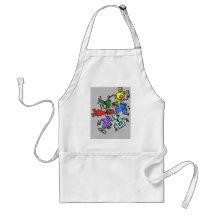 Group of robots 4 apron