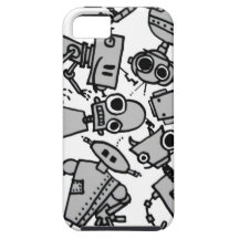 Group of robots iPhone 5 cases