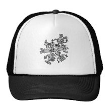 Group of robots mesh hats