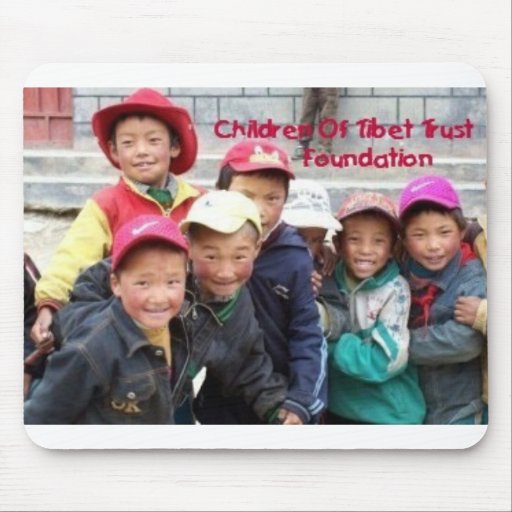 GROUP OF TIBETAN BOYS MOUSE MATS