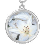 Group of White Lilies necklaces