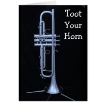 GROUP SAYS TOOT YOUR HORN BIRTHDAY GREETING CARDS