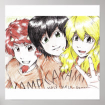 Grover__Percy__and_Annabeth Print