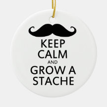 Grow a Stache Ornament