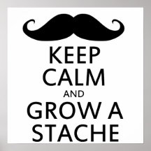 Grow a Stache Print