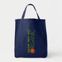 Grow, Buy, Eat Organic Tote Bag